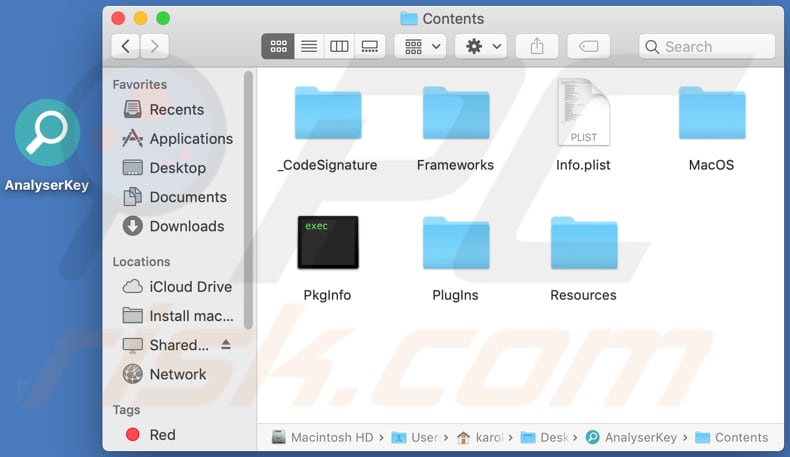 analyserkey adware contents folder
