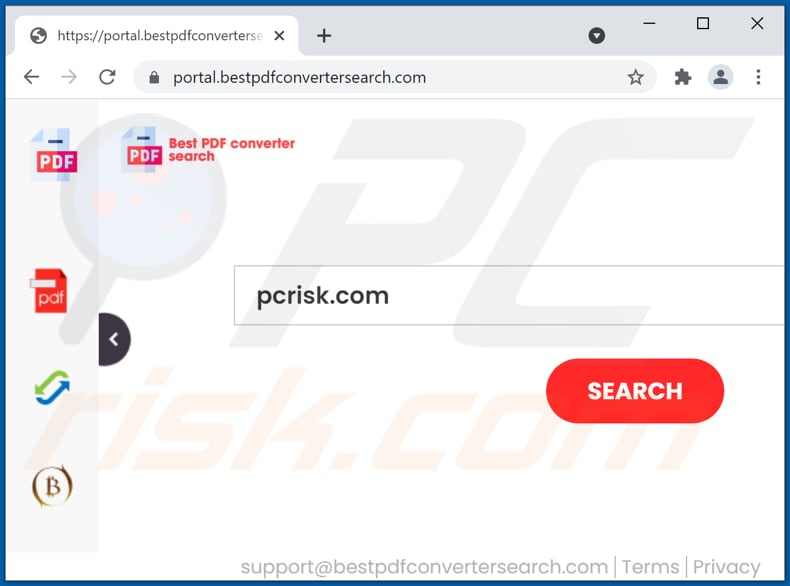 bestpdfconvertersearch.com browser hijacker