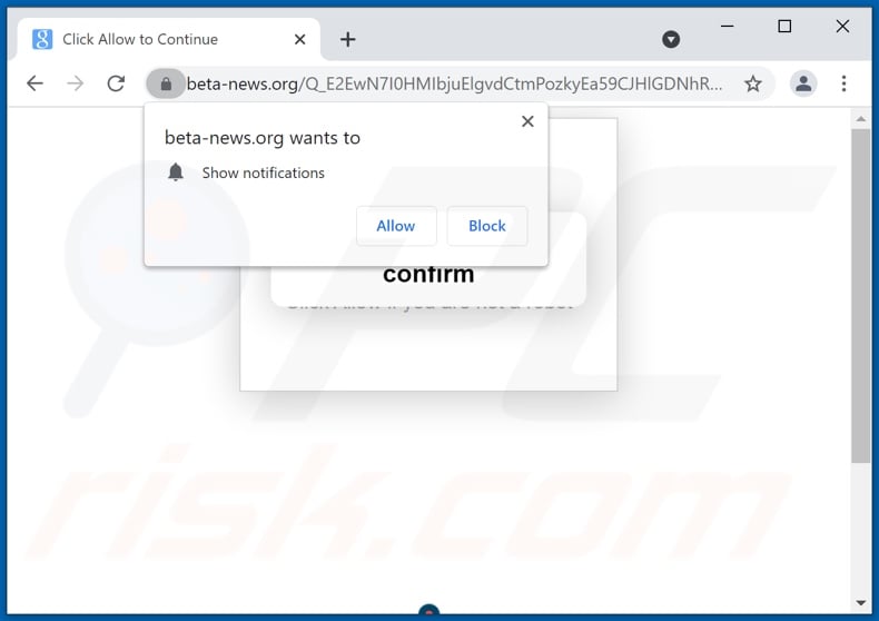 beta-news[.]org pop-up redirects