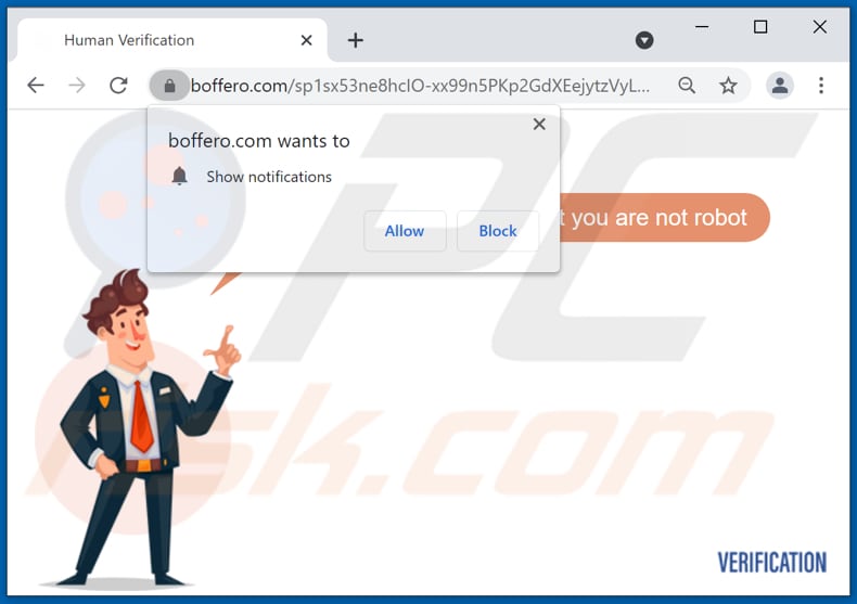 boffero[.]com pop-up redirects