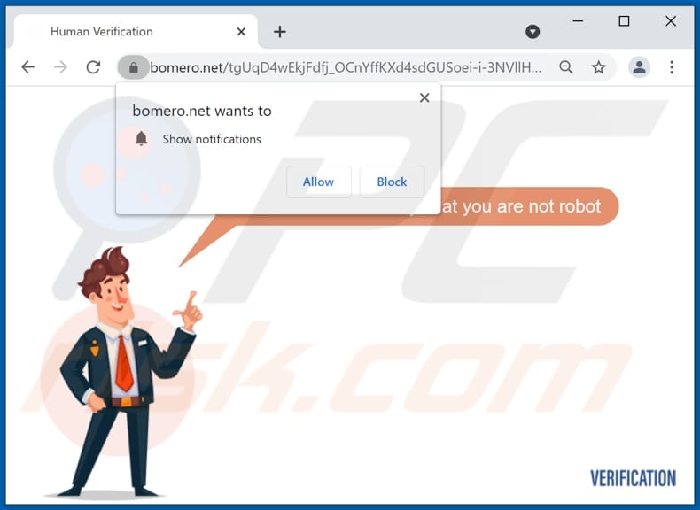 bomero[.]net pop-up redirects