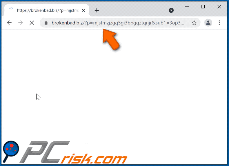 brokenbad[.]biz website appearance (GIF)