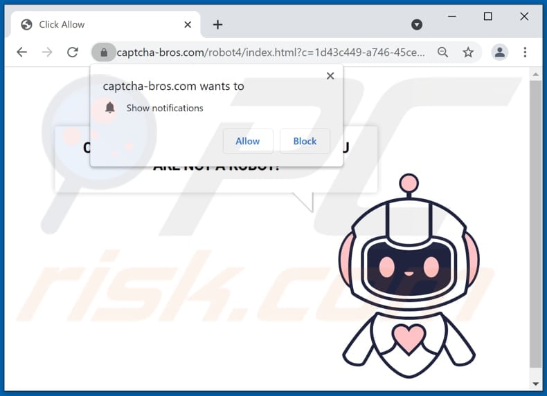 captcha-bros[.]com pop-up redirects