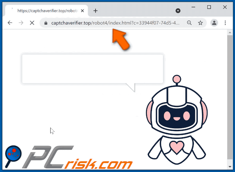 captchaverifier[.]top website appearance (GIF)