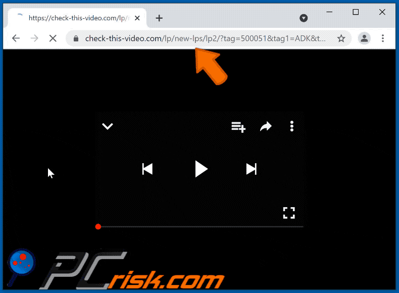 check-this-video[.]com website appearance (GIF)