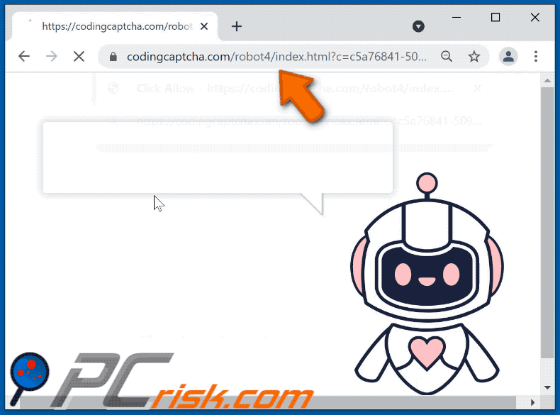 codingcaptcha[.]com website appearance (GIF)