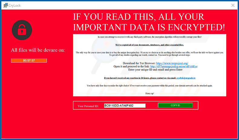 CryLock ransomware pop-up window (2021-08-02)