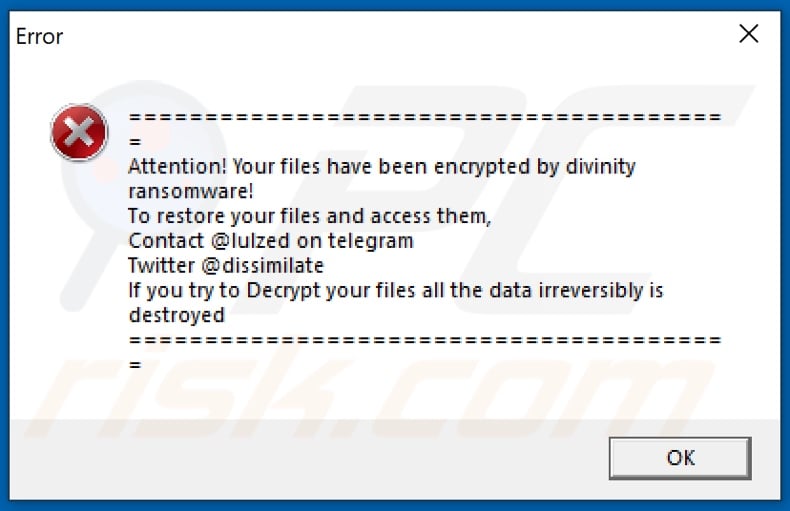 Divinity decrypt instructions (pop-up)