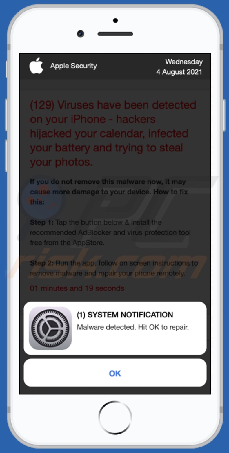 Hackers Hijacked Your Calendar, Infected Your Battery POPUP Scam (Mac