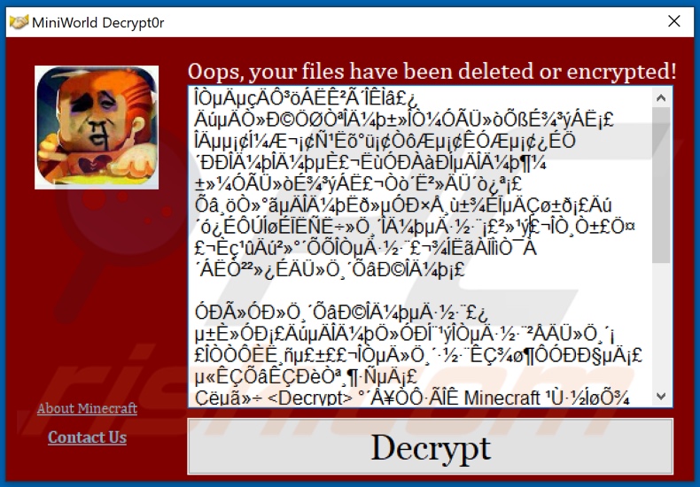 MCNB ransomware pop-up (@RecoveryYourFiles@.exe)