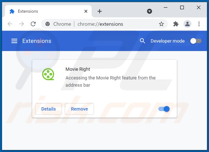 Removing search.movieapp.net related Google Chrome extensions