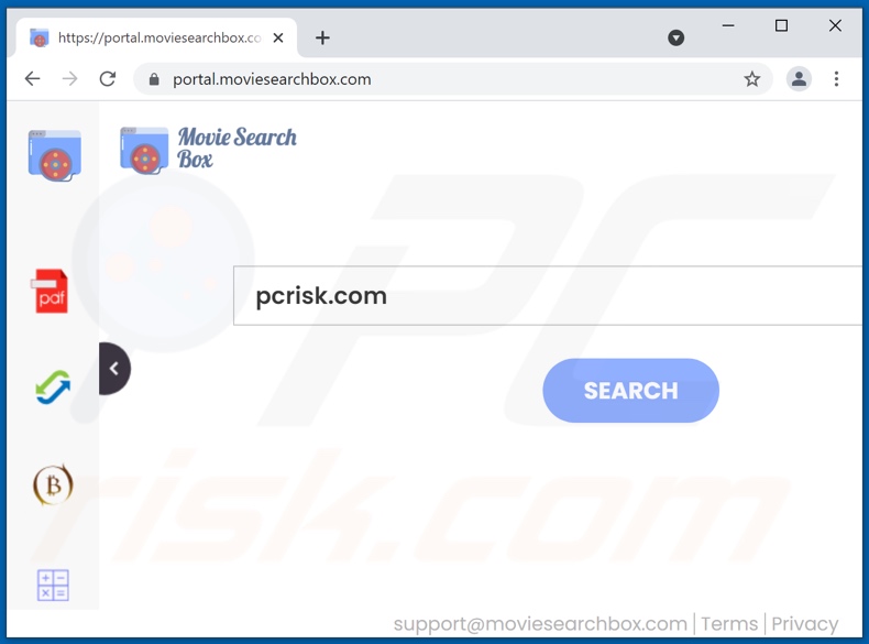 moviesearchbox.com browser hijacker