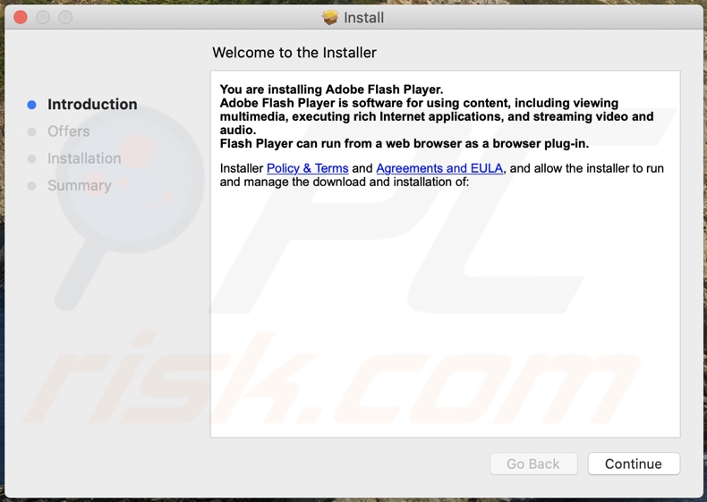 Delusive installer used to promote Mulkey adware (step 2)
