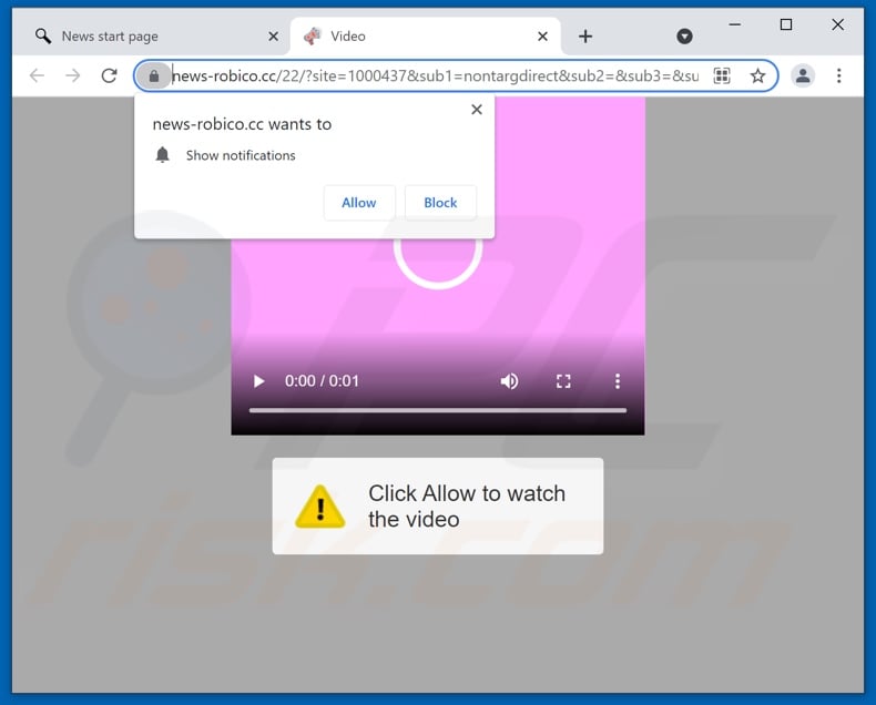 news-robico[.]cc pop-up redirects