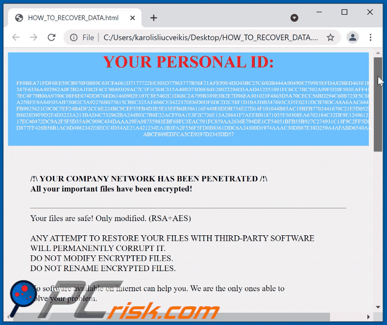 Ntlock2 ransomware HTML file GIF (HOW_TO_RECOVER_DATA.html)