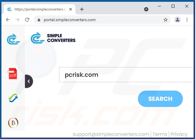 simpleconverters.com browser hijacker