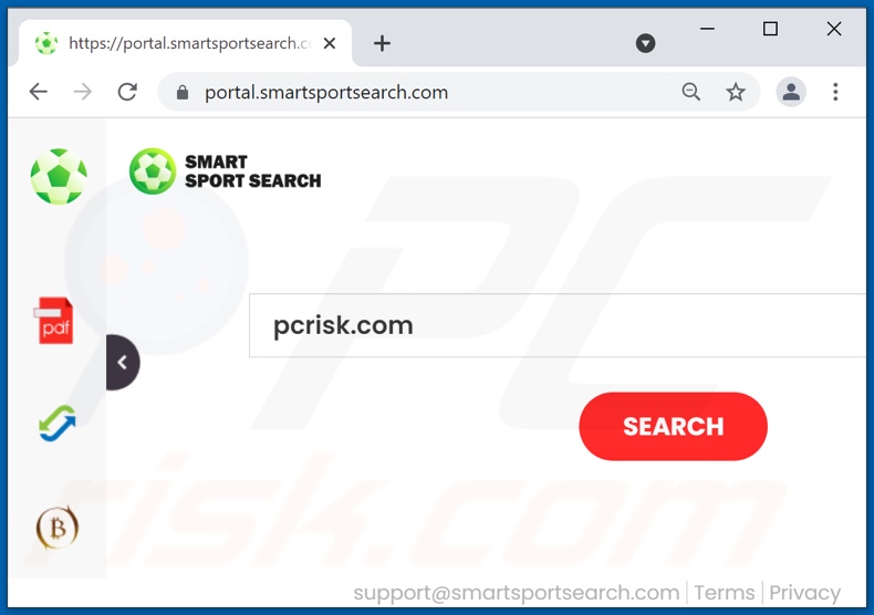 smartsportsearch.com browser hijacker
