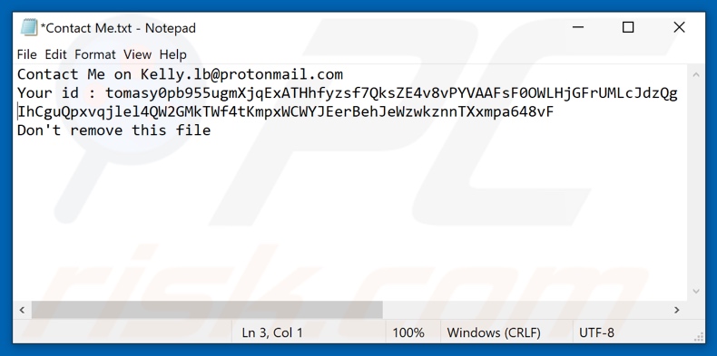 Spc decrypt instructions (Contact Me.txt)