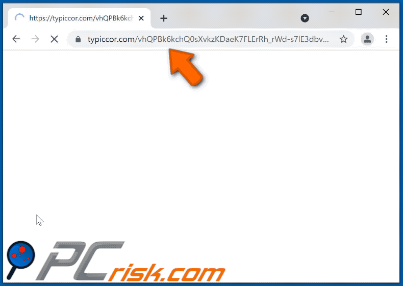 typiccor[.]com website appearance (GIF)