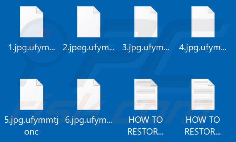 Files encrypted by Ufymmtjonc ransomware (.ufymmtjonc extension)