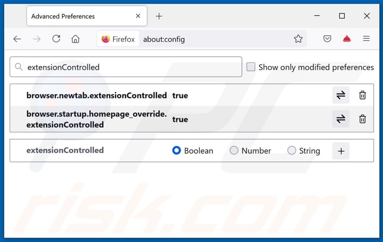 Removing bbbn.xyz from Mozilla Firefox default search engine