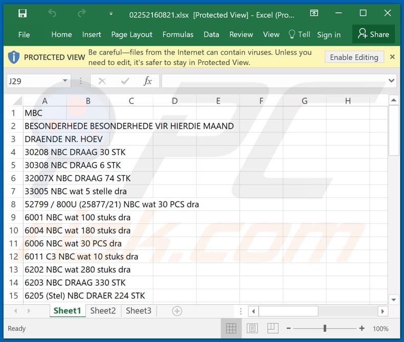 Malicious attachment distributed through US$51,000.00 had been transferred into your account email virus campaign