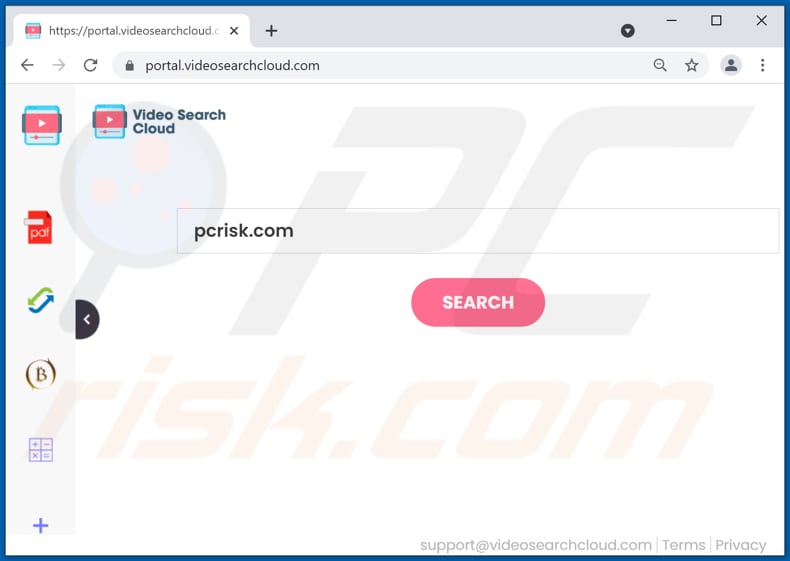 videosearchcloud.com browser hijacker