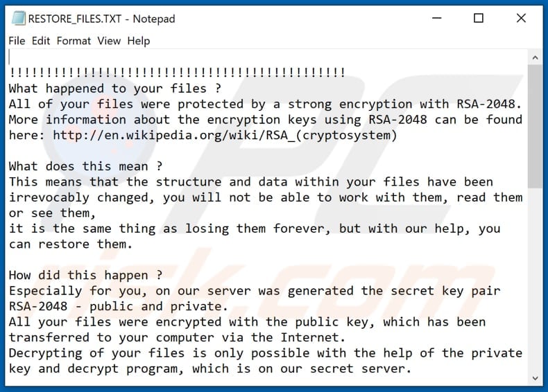 Abc decrypt instructions (RESTORE_FILES.TXT)