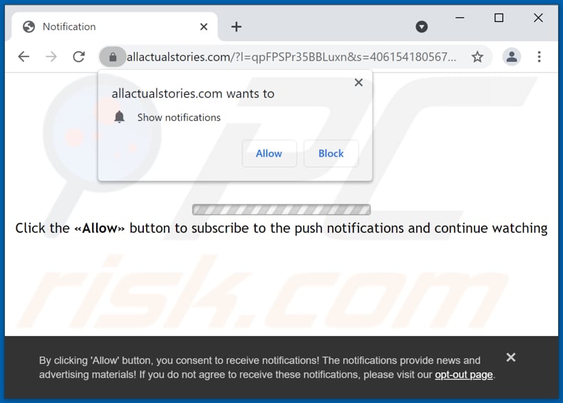 allactualstories[.]com pop-up redirects