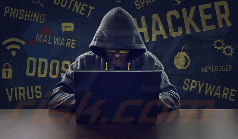 Anonymoushacks ransomware wallpaper