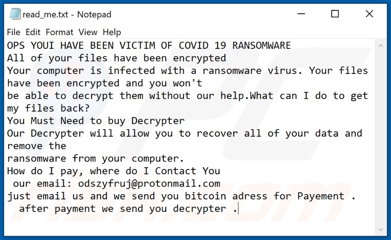 COVID 19 decrypt instructions (read_it.txt)
