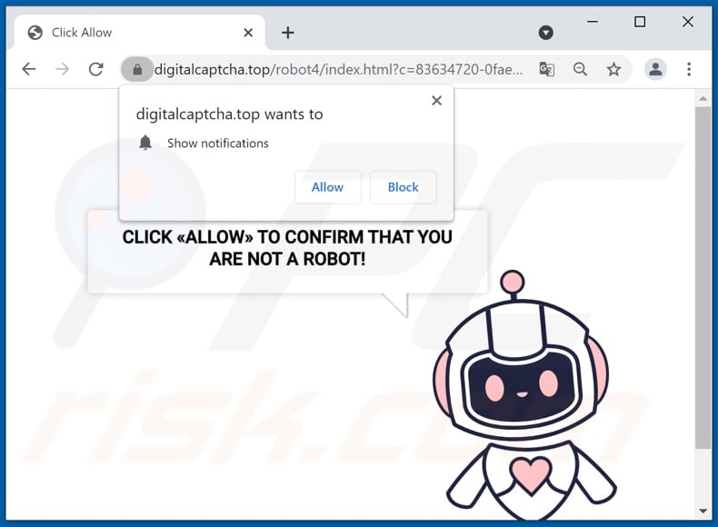 digitalcaptcha[.]top pop-up redirects