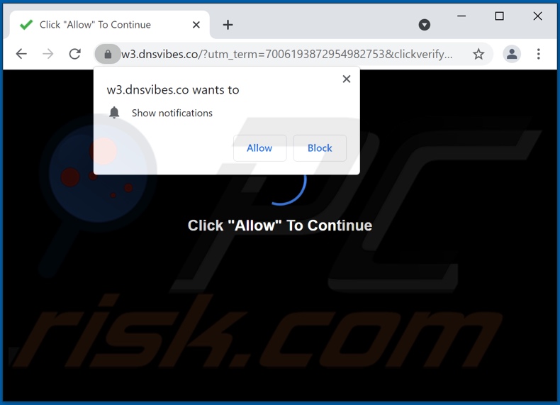 dnsvibes[.]co pop-up redirects