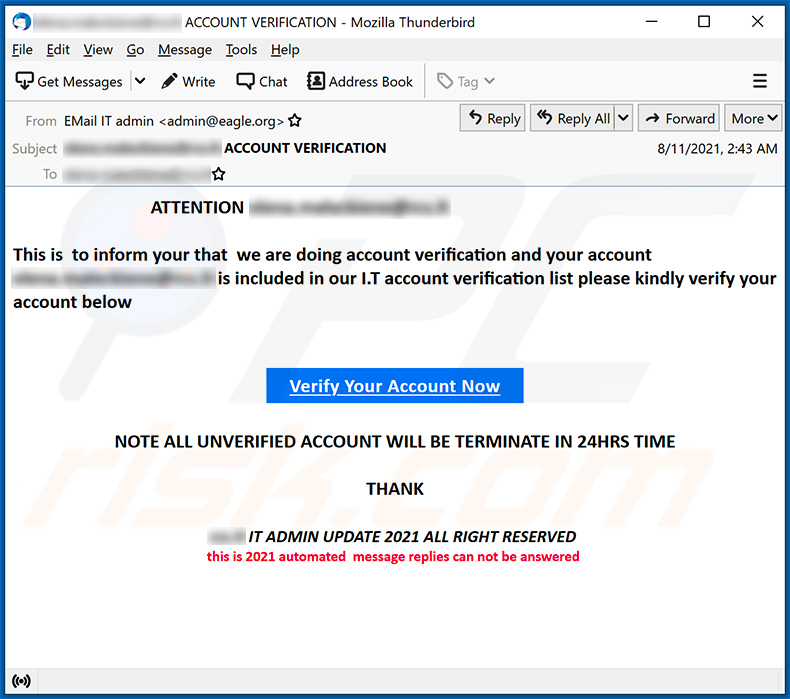 Email verification scam (2021-09-21)