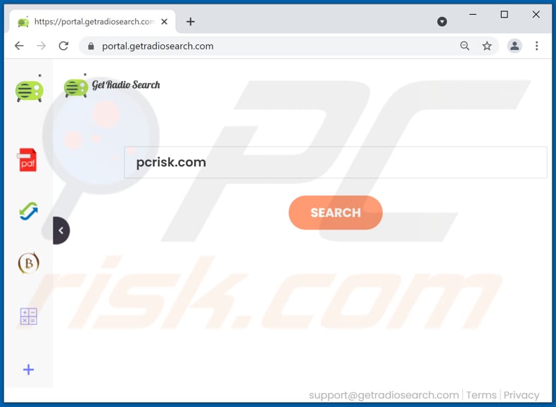 getradiosearch.com browser hijacker