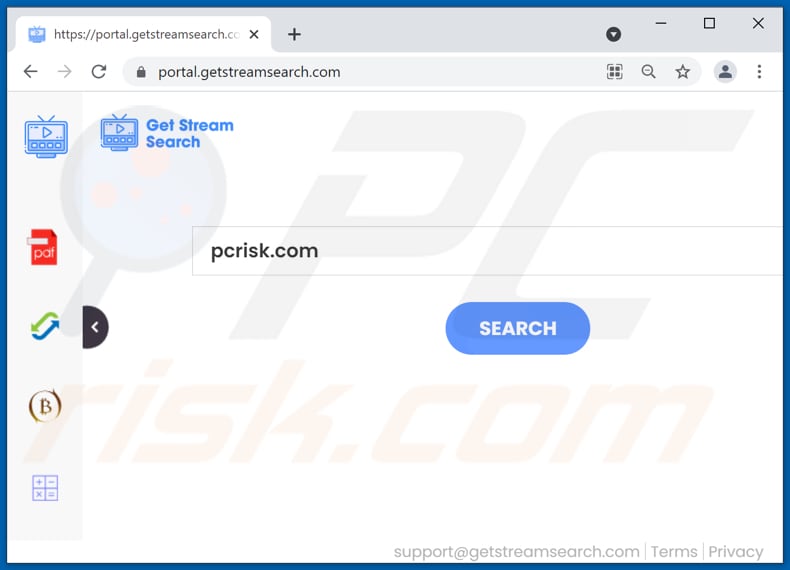 getstreamsearch.com browser hijacker