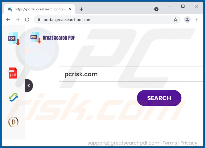 greatsearchpdf.com browser hijacker