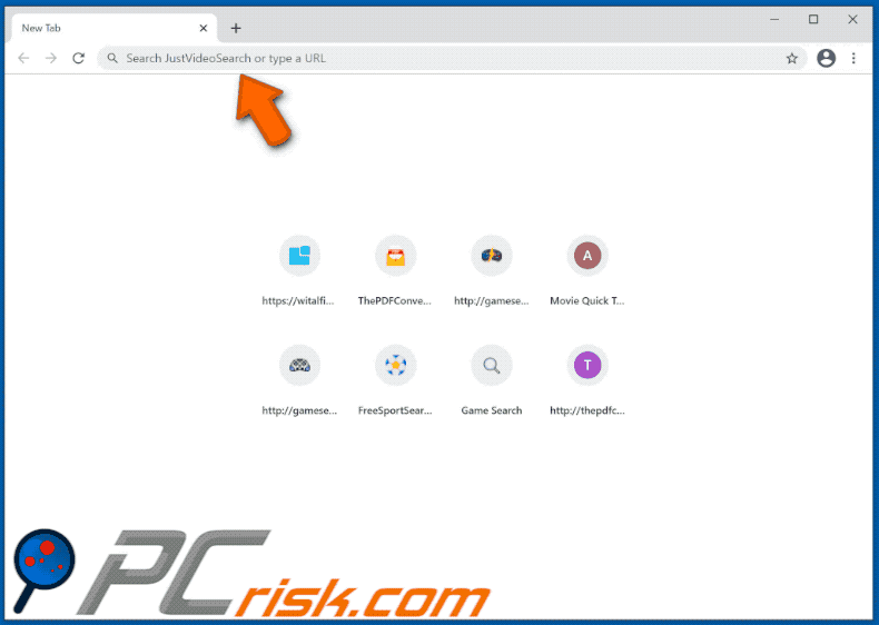 justvideosearch browser hijacker justvideosearch.com redirects to searchlee.com