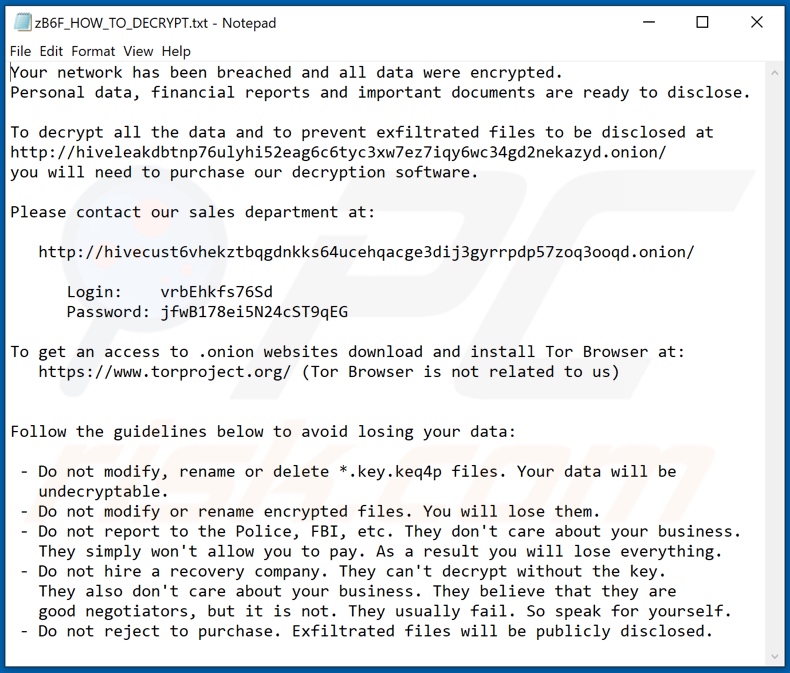 Keq4p decrypt instructions (zB6F_HOW_TO_DECRYPT.txt)