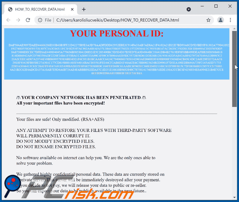 newnet ransomware ransom note HOW_TO_RECOVER_DATA.html gif