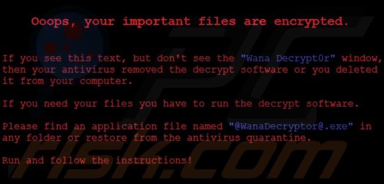 Notwanna decrypt instructions (desktop wallpaper)