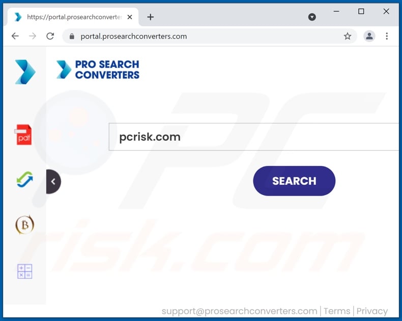 prosearchconverters.com browser hijacker