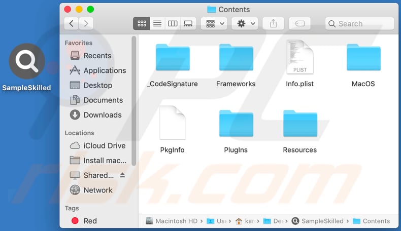 sampleskilled adware contents folder