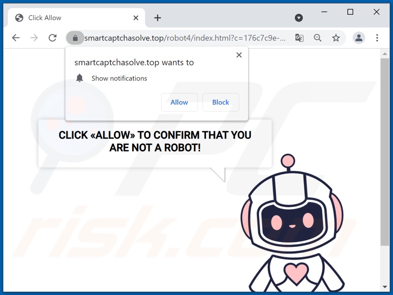 smartcaptchasolve[.]top pop-up redirects