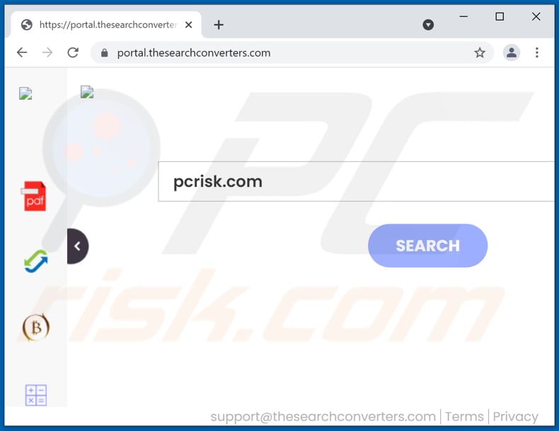 thesearchconverters.com browser hijacker