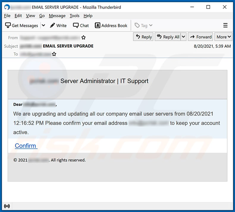 Confirm your email scam (2021-09-21)