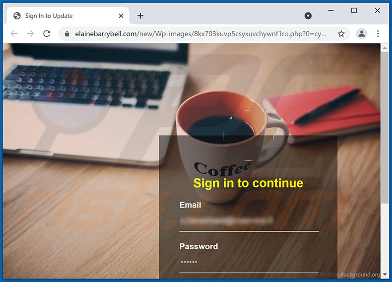 Phishing site promoted via Your Mailbox Is Almost Full email scam (2021-09-23)