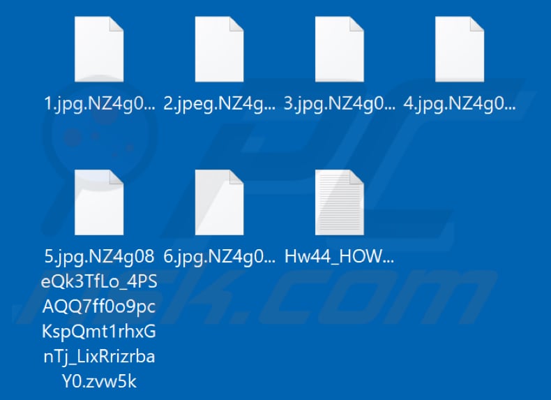 Files encrypted by Zvw5k ransomware (.zvw5k extension)