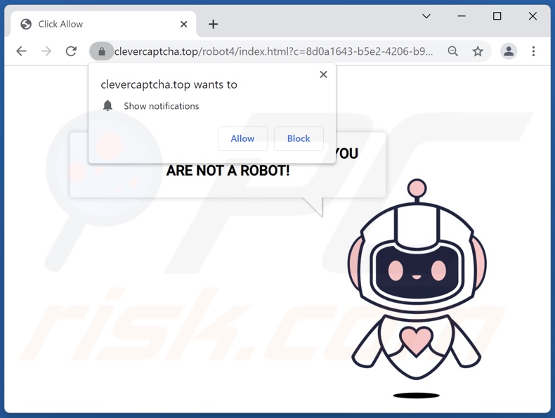 clevercaptcha[.]top pop-up redirects