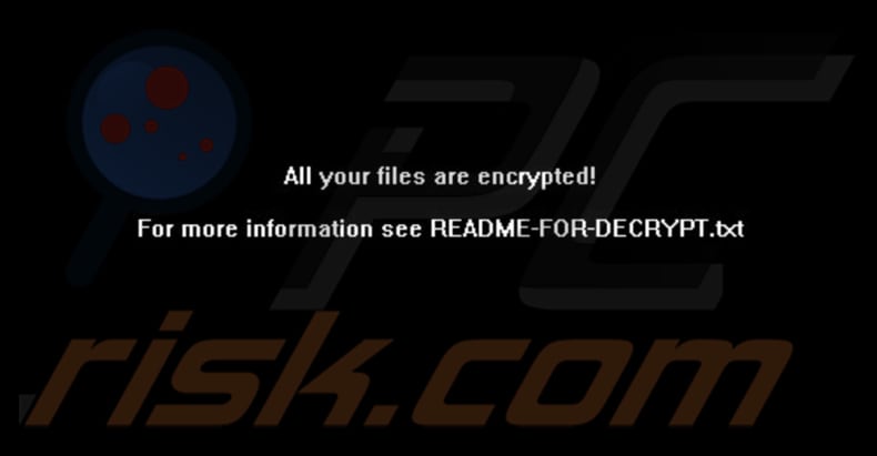 Diavol ransomware desktop wallpaper